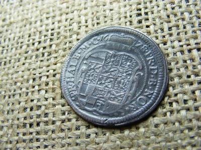 1/6 Tallér, 1678, Szép Patinás Ezüst