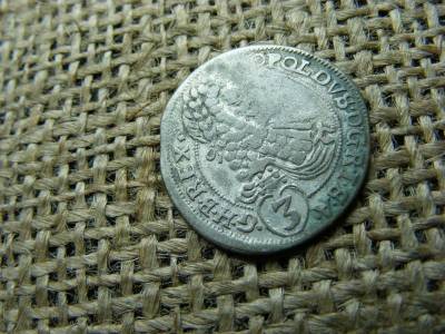 Lipót ezüst 3 krajcár, 1697, Pozsony