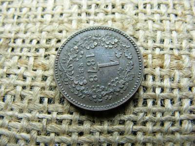 1 krajcár 1878 KB, ritka 2x2 makkos, RR