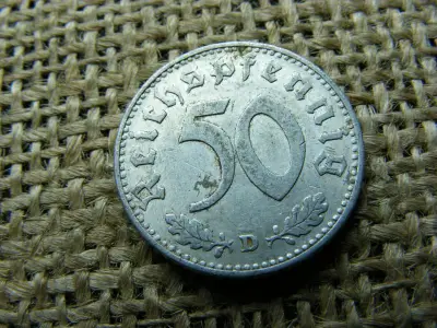 Birodalmi 50 pfennig érme, 1935, D