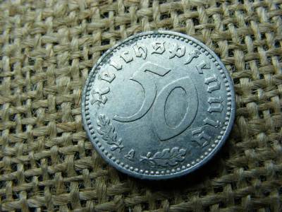 Birodalmi 50 pfennig, 1941, horogkereszt