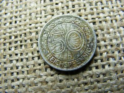 Birodalmi 50 pfennig, 1928, D