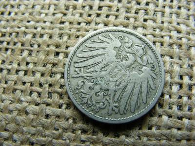 Birodalmi 10 pfennig érme, 1901 F