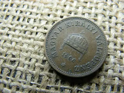 2 Fillér, 1906, Korona Érme
