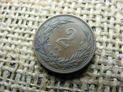 2 Fillér, 1906, Korona Érme