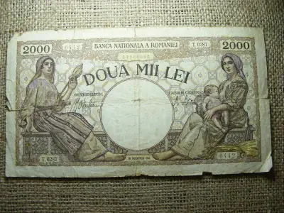 Románia 2000 lei bankjegy, 1941