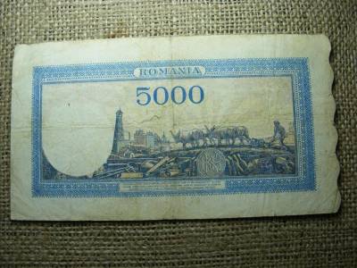Románia 5000 lei bankjegy, 1944, okt. 10