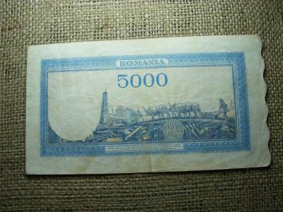 Románia 5000 lei, 1945, dec. 20