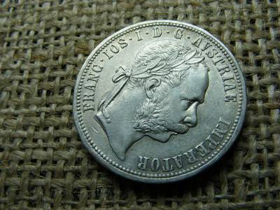 Ferenc József, 1 forint, 1877, ezüst