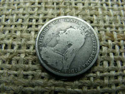 Ezüst 6 pence, 1890, Nagy-Britannia