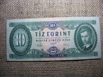 10 forintos bankjegy, 1957