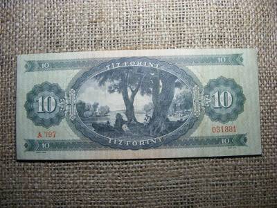 10 forintos bankjegy, 1960
