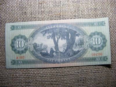 10 forintos bankjegy, 1960
