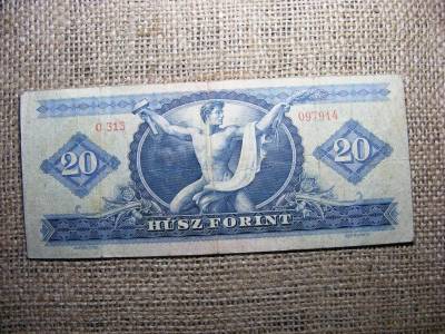 20 forintos bankjegy, 1962