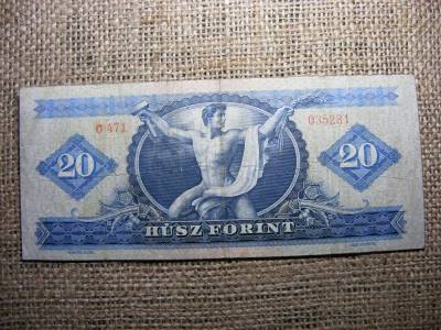 20 forintos bankjegy, 1962