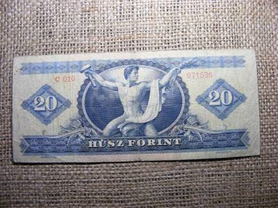 20 forintos bankjegy, 1962