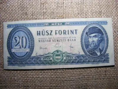 20 forintos bankjegy, 1965