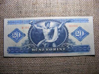 20 forintos bankjegy, 1965
