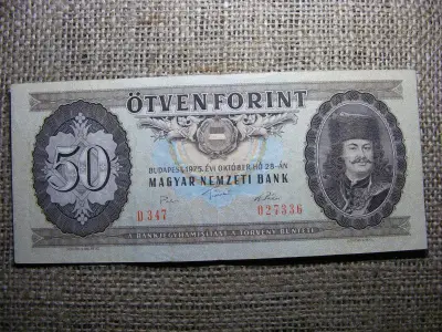 50 forintos bankjegy, 1975