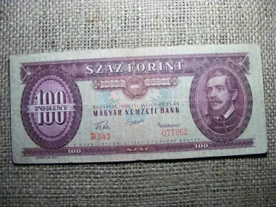 100 forintos bankjegy, 1957