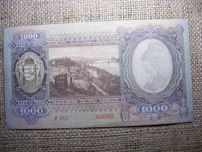 1000 pengő, 1943, Magyarország