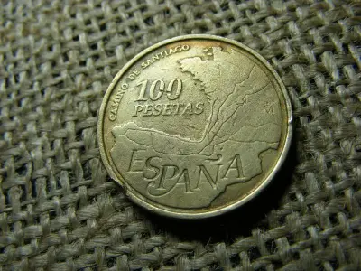 Spanyolország 100 peseta, 1993