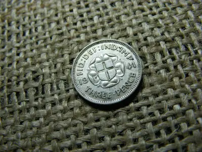 Ezüst 3 pence, 1941, Egyesült Királyság