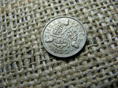 Ezüst 3 pence, 1932, Egyesült Királyság
