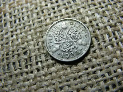Ezüst 3 pence, 1933, Egyesült Királyság