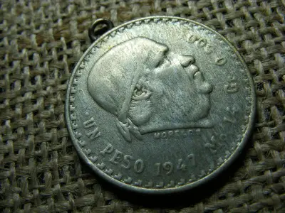 Mexikó 1 peso, 1947, füles