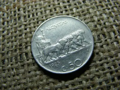 Olaszország 50 centesimi, 1925