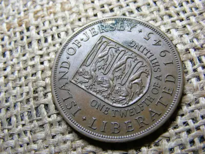 Jersey 1/12 shilling, 1945