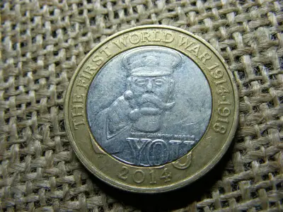 2 fontos érme, 2014, Nagy-Britannia