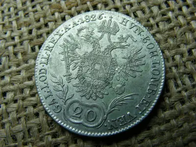 Ezüst 20 krajcár, 1826, Habsburg
