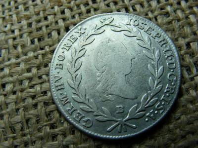 Ezüst 20 krajcár, 1787, B