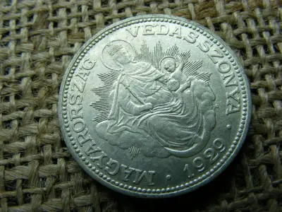 Ezüst 2 pengő, 1929