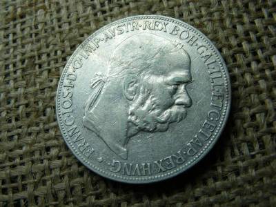 Ezüst 5 korona, 1907, Corona