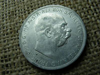 Ezüst 5 Korona, 1909, Schwartz