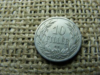 10 fillér, 1895, Korona pénzrendszer