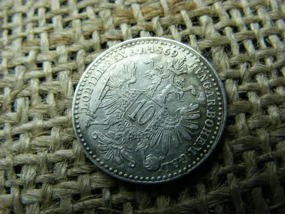 Ezüst 10 krajcár, 1869, Ferenc József