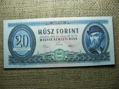 20 forintos bankjegy, 1969, hajtatlan