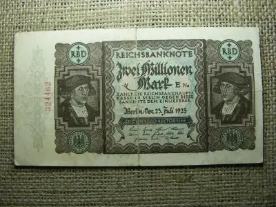 2 millió márka, 1923, Németország