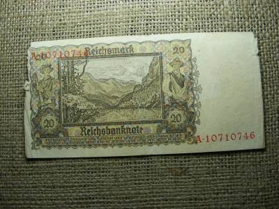 20 márka bankjegy, 1939, Németország