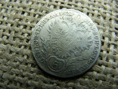Ezüst 5 krajcár, 1821, Habsburg
