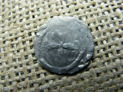 Ezüst Denier, 1300-1340, Évêché du Puy, Auvergne