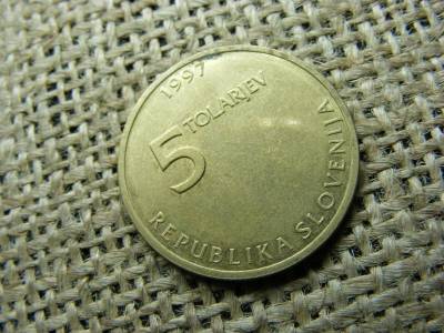 Szlovénia 5 tolarjev, 1997
