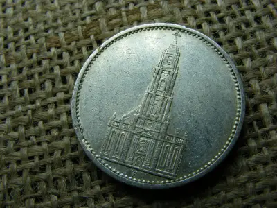 Birodalmi 5 márka, 1934 G, ezüst