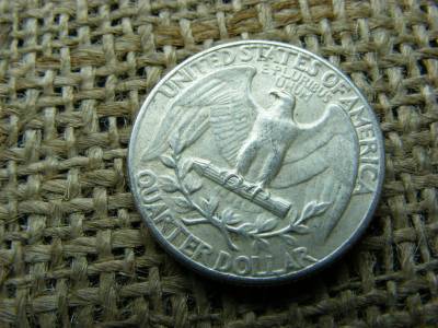 USA 1/4 dollár, 1945, ezüst