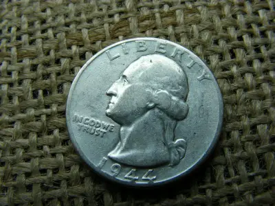 USA 1/4 dollár érme, 1944, ezüst