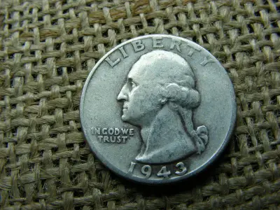USA 1/4 dollár érme, 1943, ezüst